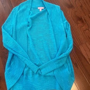 Amalie open front cardigan, lilly Pulitzer